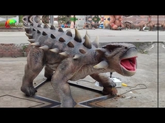 Ankylosaurus Animatronic a grandezza naturale del dinosauro Animatronic realistico del parco a tema