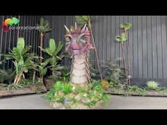 Parco a tema Dragone Animatronico Decorazione Grandezza naturale Modello di drago realistico