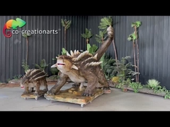 Dimensione naturale Ankylosaurus Animatronic Simulazione Dinosauri Per Attrazione Giurassica