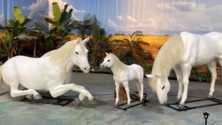 Unicorno Animatronico a grandezza naturale per parchi a tema ed eventi