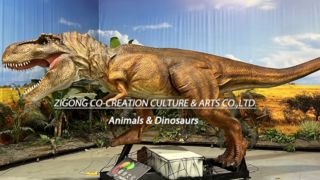 T Rex Animatronic ultra realistico per parchi a tema