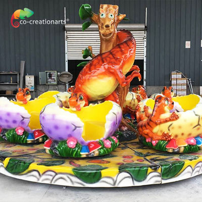 Decorazione del negozio Simulazione del dinosauro Tazza rotante Per bambini e adulti