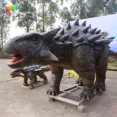 comprare Ankylosaurus realistico del dinosauro Animatronic a grandezza naturale impermeabile del parco a tema per il parco di divertimenti online manufacture