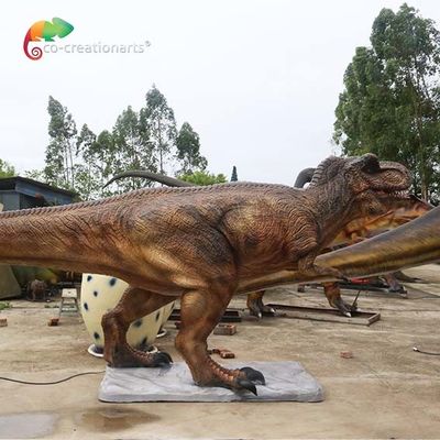 comprare Life Size Animatronic Dinosaur T-Rex Realistic Dinosaur Model For Amusement Park online manufacture