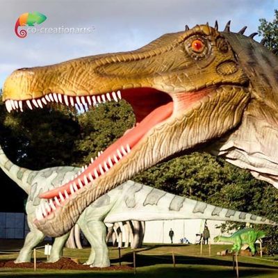 comprare Playground Infrared sensor Life Size Animatronic Dinosaurs Realistic Spinosaurus 12m online manufacture