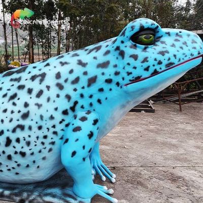 comprare Rana falsa realistica blu 50hz 60hz degli animali Animatronic realistici robot giganti online manufacture