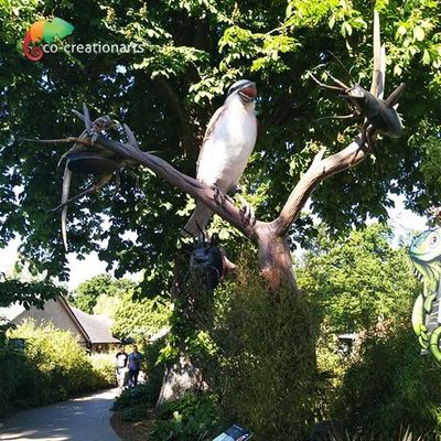Il giardino di iso orna gli animali realistici di sguardo Animatronic realistici dell'uccello