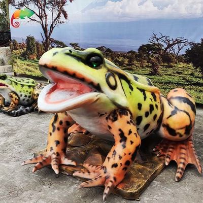 comprare Resistenza a grandezza naturale dell'acqua della rana degli animali Animatronic realistici della decorazione del paesaggio online manufacture