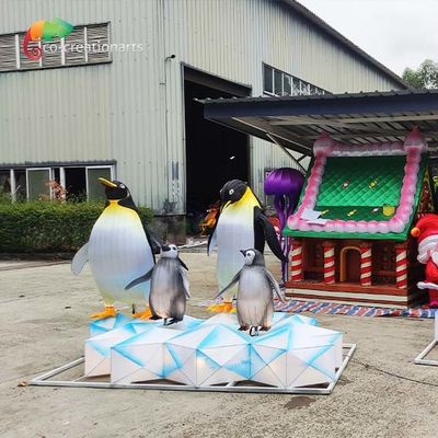 comprare Resistenza agli'agenti atmosferici cinese della lanterna del pinguino delle lanterne di festival del parco dell'acquario online manufacture