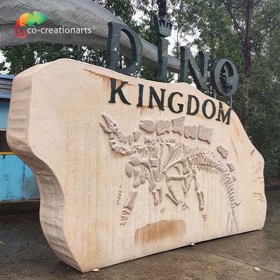 Vetroresina su ordine Logo For Amusement Park Decoration di Animatronics dell'anti acqua