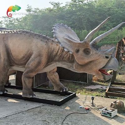 comprare dinosauro all'aperto di 7M Dino Animatronic Realistic Tricratops Large con il movimento della coda online manufacture