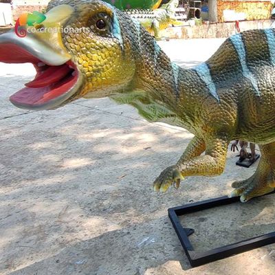 Hadrosauridae Animatronic a grandezza naturale di simulazione dei dinosauri di rotazione capa