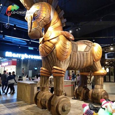 Un buon prezzo. Parco a tema Custom Made Animatronics Trojan Modello in linea