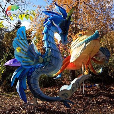 comprare Lanterne animali di festival di mostra di divertimento dell'acquario dell'ippocampo cinese delle lanterne online manufacture
