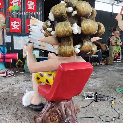 comprare Statua su ordine impermeabile del personaggio dei cartoni animati di Animatronics per la manifestazione del parco online manufacture