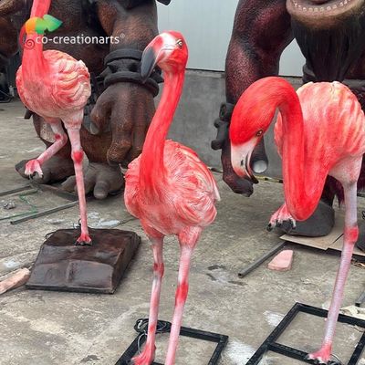 comprare Il CE personalizza il fenicottero animale delle statue della vetroresina online manufacture