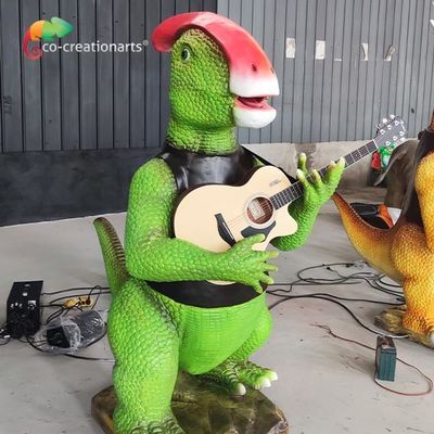 comprare I dinosauri Animatronic a grandezza naturale all'aperto legano 1,8 misura l'altezza con un contatore per il parco del dinosauro online manufacture