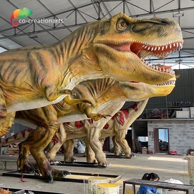 parco a tema Jurassic Park T Rex Animatronic Lifelike Coin Operated di 12m