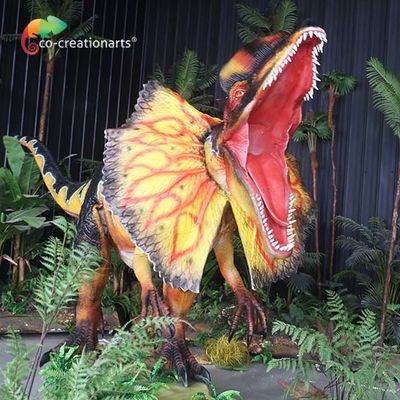 comprare Potere Animatronic a grandezza naturale di elettricità dei dinosauri di dilofosauro giurassico del mondo online manufacture