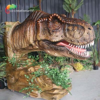 comprare Controllo Animatronic del mondo giurassico a grandezza naturale T Rex Head Dinosaur Infrared Sensor online manufacture