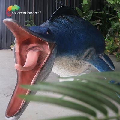 comprare Statue fatte a mano della vetroresina di Mosasaur per la mostra all'aperto online manufacture
