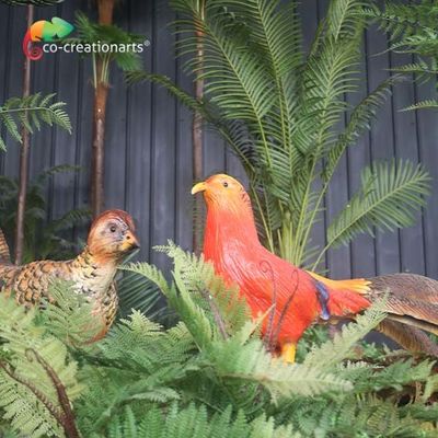 Gli animali Animatronic realistici del movimento hanno personalizzato il fagiano dorato di dimensione