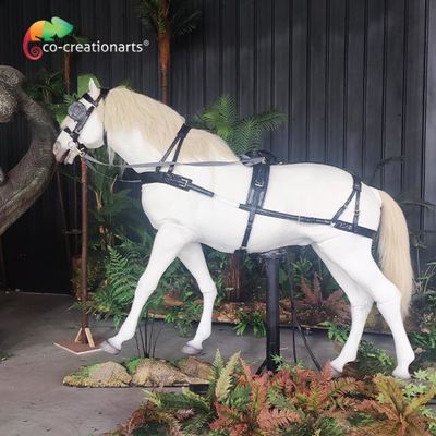 comprare Ridable ha simulato eseguire gli animali Animatronic realistici del cavallo per la mostra di divertimento online manufacture