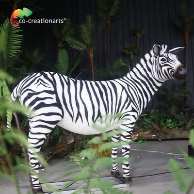 comprare Animali Animatronic realistici simulati della zebra mobile per il parco di divertimenti di mostra dello zoo online manufacture