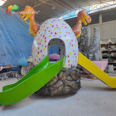 Un buon prezzo. Slide di uova di dinosauro attrezzature per il parco giochi per bambini in linea