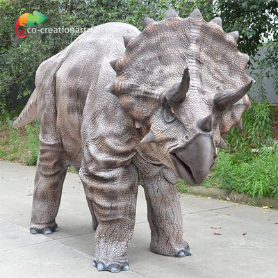 comprare 5m Triceratops Costume di Halloween Interattivo Creatura Preistorica Cosplay Per Due Adulti online manufacture