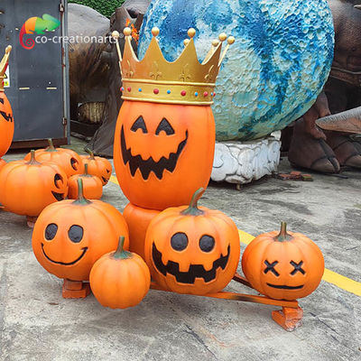 comprare Fibra di vetro ad alte prestazioni Animatronico a prova di tempo Decorazione di zucca Festival di Halloween online manufacture