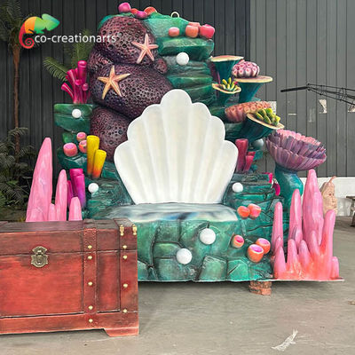 comprare Trono artificiale animatronico in fibra di vetro personalizzato Decorazione per il mondo del mare online manufacture