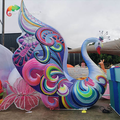 Cigno Decorativo Festival Cinese Lanterne Illuminazione Con Fonte Di Luce A Led Festival Of Lights