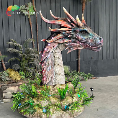 comprare Parco a tema Dragone Animatronico Decorazione Grandezza naturale Modello di drago realistico online manufacture