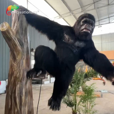 Animali animatronici realistici personalizzati Gorilla animatronico per la decorazione