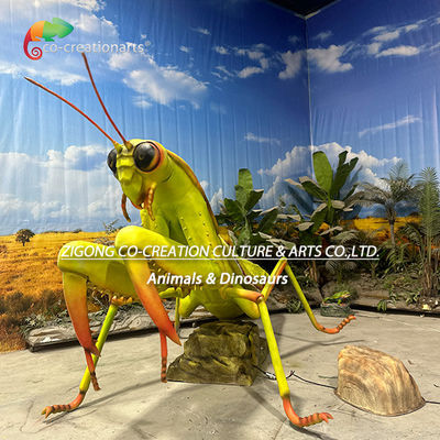 Simulazione di Mantis Animatronico Insetti Mobili Per Attrazioni del Parco a tema