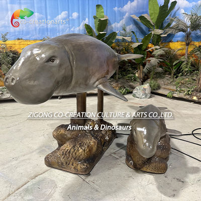 Animali animatronici Simulazione Animali dugong per la decorazione dell'acquario
