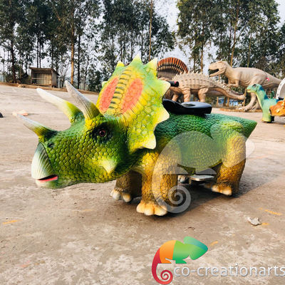 Animatronico in fibra di vetro resistente alle intemperie e di lunga durata per esposizioni interattive in giardini botanici