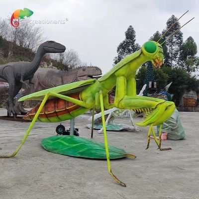 Un buon prezzo. attrezzatura Animatronic del campo da giuoco del mantide di 6M Simulation Animatronic Insects in linea