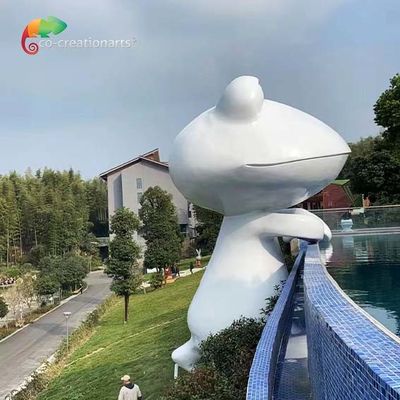 Un buon prezzo. Resistenza agli'agenti atmosferici Animatronic della statua della rana della vetroresina del parco dell'acqua di tema in linea