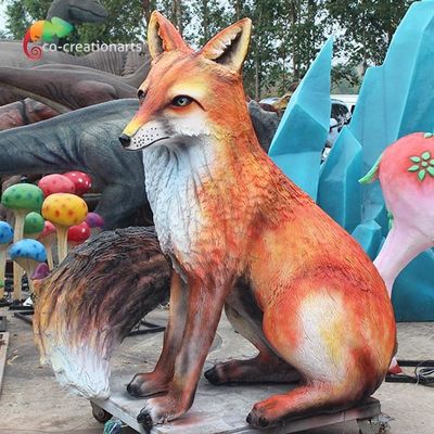 Un buon prezzo. 1,6 metri di altezza di Fox Animatronic della vetroresina per il campo da giuoco in linea