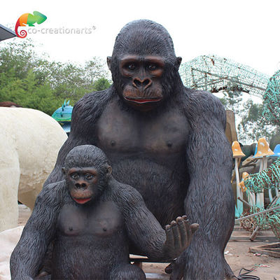 Un buon prezzo. 2 metri di altezza della vetroresina dell'orangutan di iso di certificato Animatronic del Ce in linea