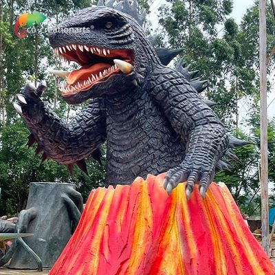 Un buon prezzo. Mostro su ordinazione all'aperto Volcano In Amusement Park di Godzilla di Animatronics in linea