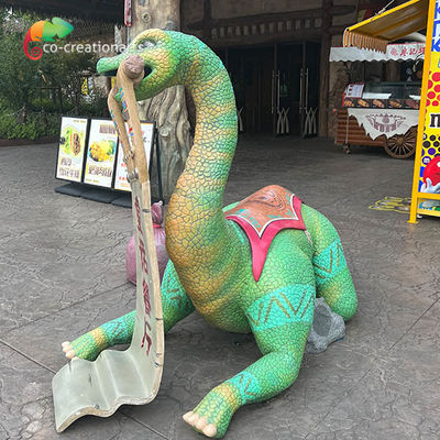 Un buon prezzo. Fibra di vetro di dinosauro animatronico altamente resistente in linea