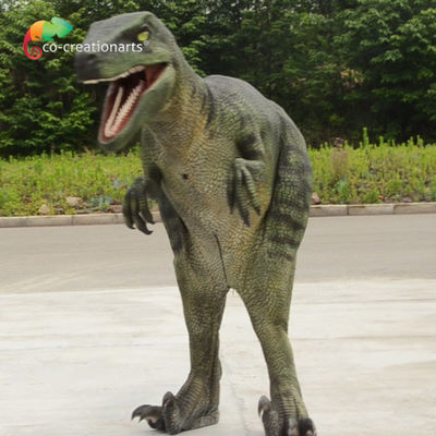 Un buon prezzo. 1.7m Animatronico Dinosauro Velociraptor Costume realistico Crea spettacolari scene giurassiche in linea