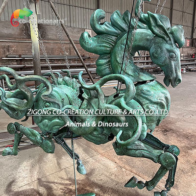 Cavallo meccanico personalizzato per la decorazione del museo