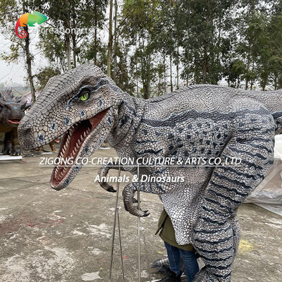 Un buon prezzo. Costume di dinosauro Velociraptor Animatronic indossabile: Attrazione di performance realistica per mostre interattive in linea