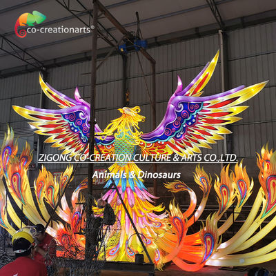Un buon prezzo. Scultura illuminata della lanterna del fenice per le feste delle lanterne cinesi e gli spettacoli di luci In linea